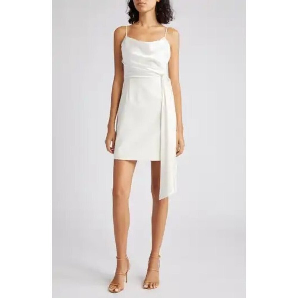 NWOT Cinq à Sept Cara Tie Waist Mini Dress SIZE 4